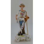 Royal Crown Derby figure of a shepherd, limited edition of 10, boxed with certificate.