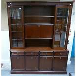 Large modern glass fronted display cabinet.