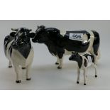 Beswick Fresian Bull 1439a ,