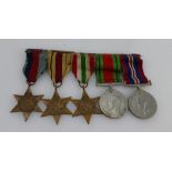 A group of medals awarded to Sergeant Aston F.R.