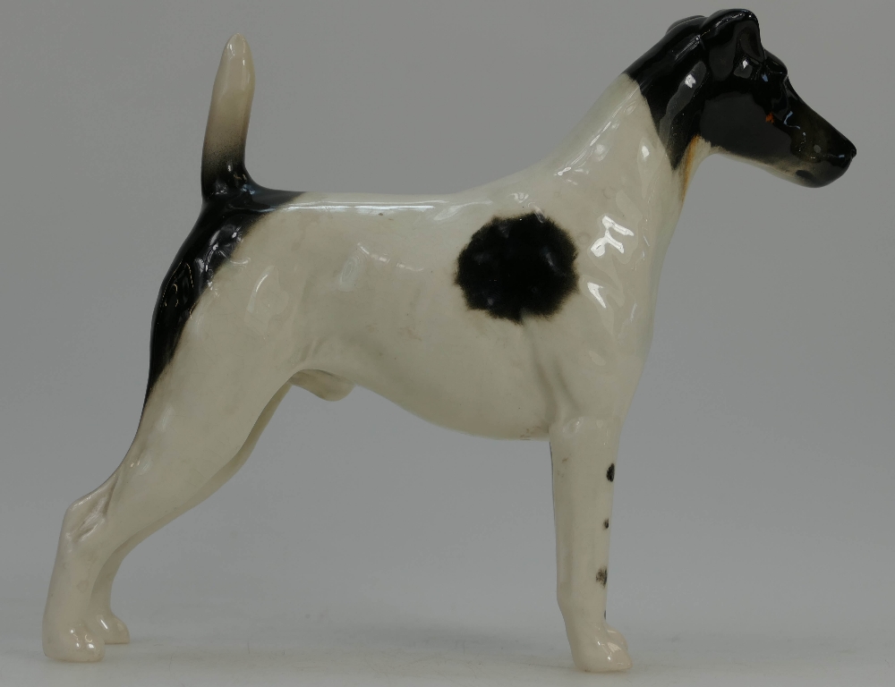 Beswick Smooth-Haired Terrier 'Endon Black Rod' 964, (restored tail). - Image 3 of 3