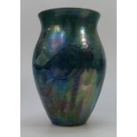 Lise Moorcroft vase decorated with Turtles,dated 2007,