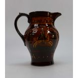 Royal Doulton Kingsware Jug decorated with The Duke of York design, height 19cm.