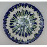 Lise Moorcroft snowdrop charger. From 2012.