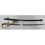 German second world war officers sword,