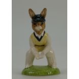 Royal Doulton Bunnykins figure Wicket Keeper DB150, UKI Ceramics limited edition, boxed.