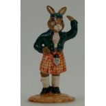 Royal Doulton Bunnykins figure Scotsman DB180, limited edition boxed with certificate.