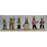 A collection of Royal Doulton Bunnykins figures from the Jazz Band Collection to include Trumpet