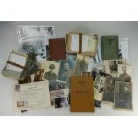 A collection of military ephemera from Lance Corporal Eric Raymond Stretch of the Royal Engineers,