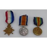 A set WW1 medals awarded to M2-116270 Pte J Briscoe A.S.