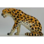 Beswick rare seated Cheetah 841. (restored tail).