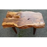 Mid Century Timber topped coffee table