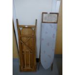 Two mid century ironing boards (2)