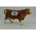 Beswick Limousin Cow, model 2075B, limit