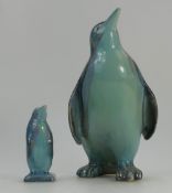 Beswick blue glazed model of Penguin 450