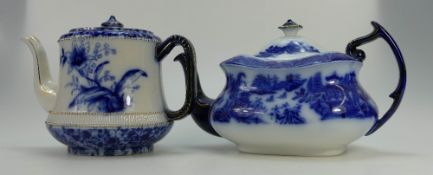 Carltonware teapot decorated in the Blue