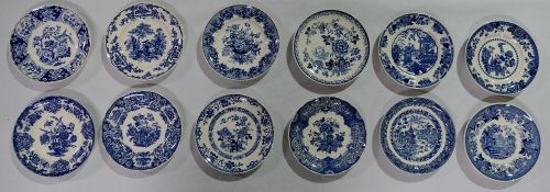 A collection of Masons cabinet plates fr