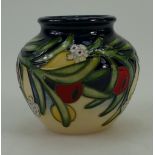 Moorcroft Ankerwycke Yew Vase. Limited E