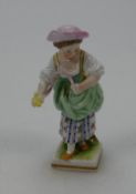 Dresden porcelain small figure of girl h