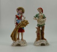 Pair Goebel figures of Man & Woman Harve