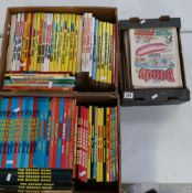 A large collection of Christmas annuals and Dandy magazines (3 trays)