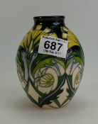 Moorcroft Dandelion vase trial 19/8/15 height 13cm