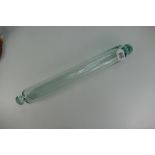 Victorian large glass rolling pin, lengt