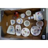 A collection of Poole Pottery hand decor