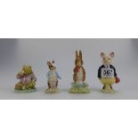 A collection of Beswick Beatrix Potter f