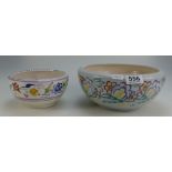 Poole pottery decorative bowls (2)