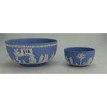 Wedgwood Jasperware large bowl and simil