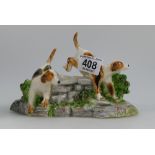 Booth Derby Foxhounds figure group