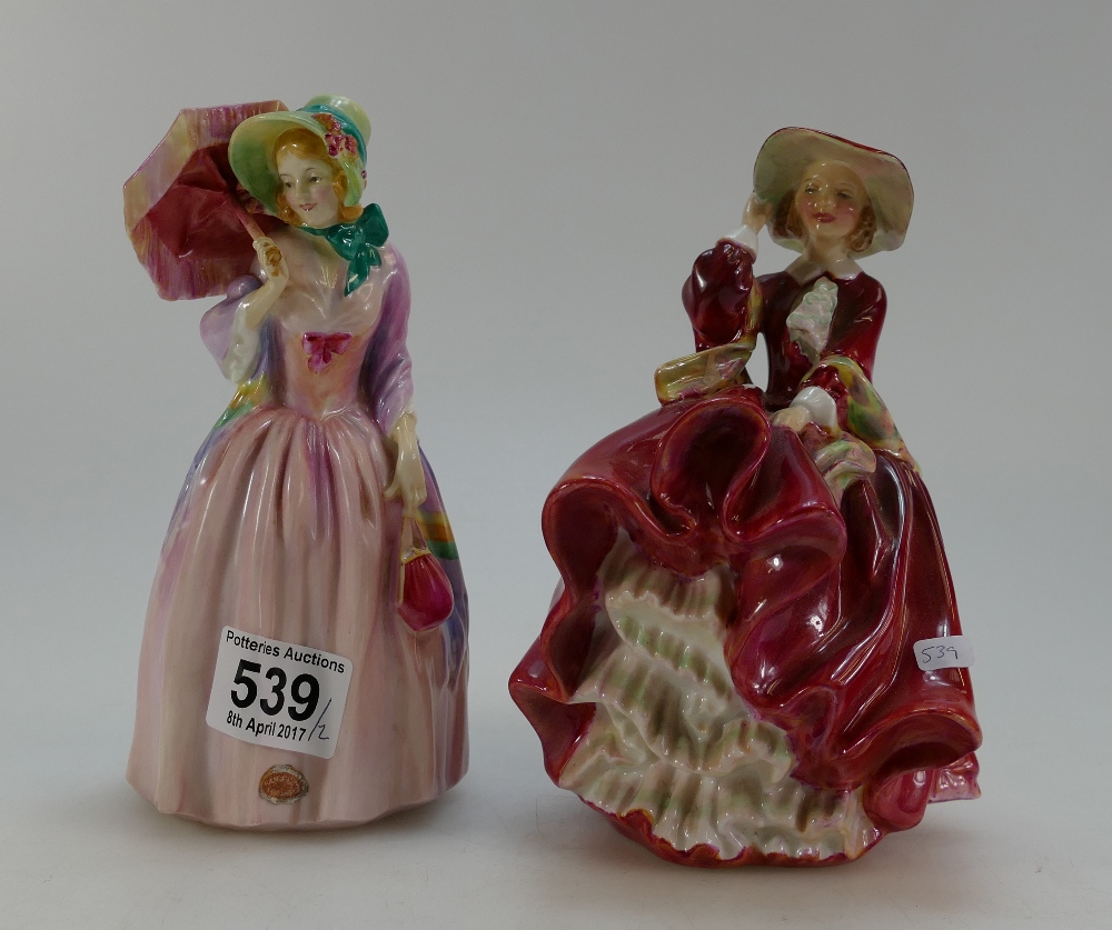 Royal Doulton lady figures Miss Demure H