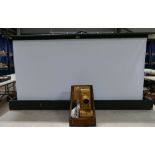 Cased Gnome art-deco projector with matching telescopic screen (2)