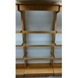 Large 4-tier display cabinet with illuminating glass shelving