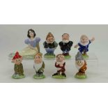 Wade Walt Disney set of Snow white and the severn dwarfs,