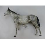 Beswick early horse 701 in rocking horse grey colours ( 2 front legs broken and both ears repaired)