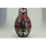 Moorcroft vase decorated in the Scarlet Waratah design by Rachel Bishop 2012,