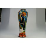 Moorcroft vase decorated in the Toucan Banquet design by Kerry Goodwin,limited edition,