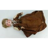 Armand Marseille doll with moving eyes & fixed mouth, impressed number 390,