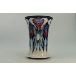 Moorcroft vase decorated in the Fire & Ice design by Emma Bossons 2012, limited edition of 50,