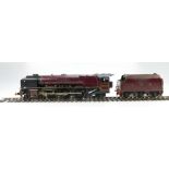 O Gauge Model Locomotive LMS 4-6-2 Class 7P Princess Coronation locomotive no.