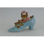 Beswick Beatrix Potter Figure Old Woman who lived in a shoe (embossed number to base,