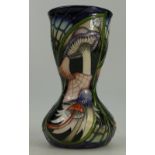 Moorcroft vase decorated in the Twighlight Bonnets Toadstool design by Vicky Lovatt,