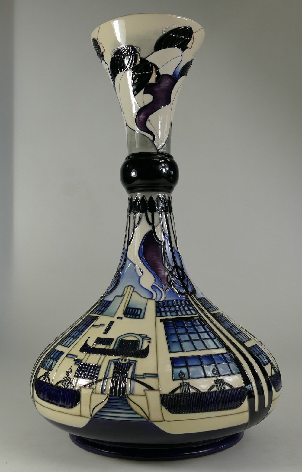 Large Moorcroft Glasgow School of Art Vase ,