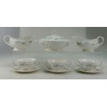 Large quantity of Royal Doulton Glen Auldyn dinnerware to include various sized plates, tureens,