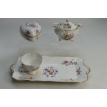 Quantity of Hammersley china teaware to include sandwich tray,