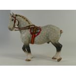 Beswick Percheron in working harness HN2464