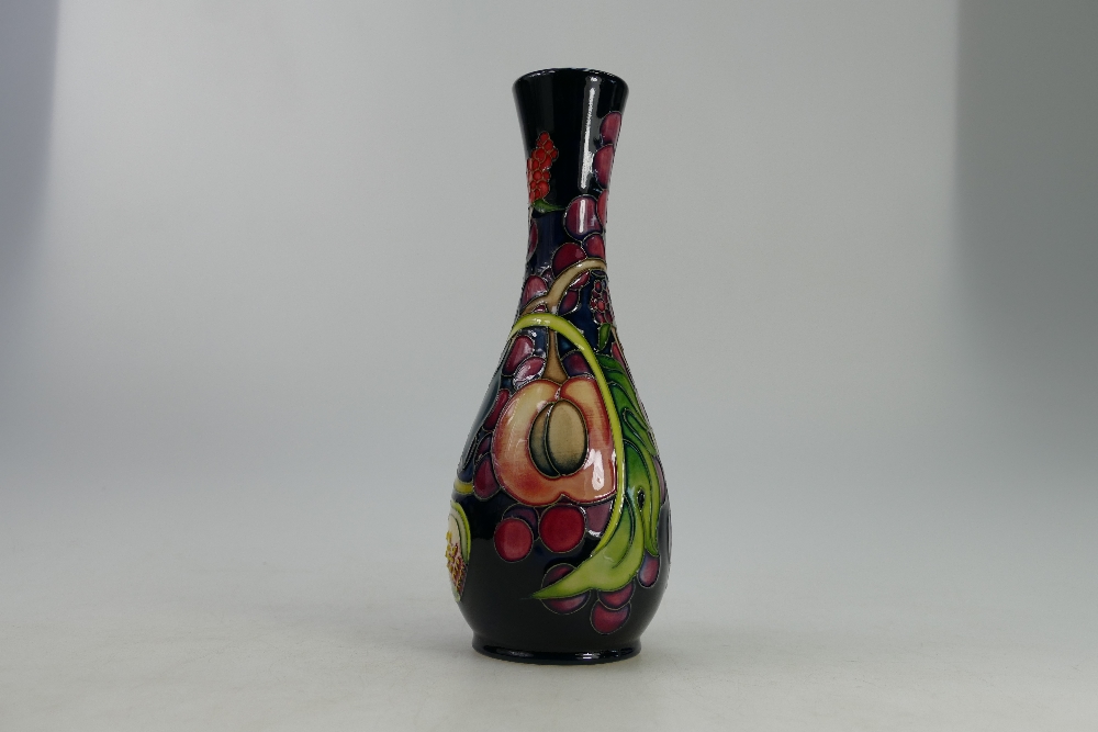 Moorcroft vase decorated in the Queens Choice design by Emma Bossons 2000, height 21.