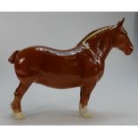 Beswick Suffolk Punch Shire Horse 1359 in chestnut colour way